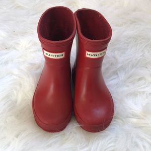 Red Hunter Boots
